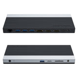 USB C Docking Station 3 Monitor with 100W PD, USB-C Laptop Dock Triple Display for Dell Hp Lenovo Windows