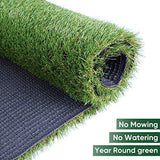 Petgrow Synthetic Artificial Grass Turf Lawn 15 x 30ft, 1.38" Outdoor/Indoor Fake Grass Rug
