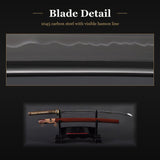 Autumn Crest Katana, 1045 Carbon Steel Hand Forged Full Tang Japanese Sword