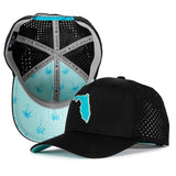 S A Soul of Adventure Performance Snapback Hat | Water-Resistant Baseball Cap for Men & Women
