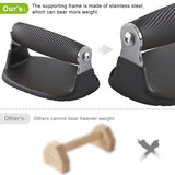 BeneLabel Push Up Bars, Pushup Stands, Anti-Slip Soft Plastic Push Up Handles, Bottom Anti-Slip Pad, Stainless Steel Support Frame, Strength Training Equipment, Perfect for Floor Workout Exercise BeneLabel