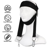 Toddmomy Shoulder Weight Training Neck Trainer Sports Headbands Weight Lifting Head Harness Fitness Equipment Black The Shoulder Neck Exercise Harness Toddmomy