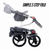 Bag Boy Quad XL Disc Golf 4 Wheel Push Cart Bag Boy