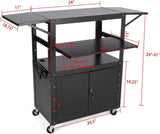 AV Cart with Wheels and Power, AV Cart with Wheels, Computer Cart
