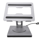 Mingzhe Laptop Docking Station Stand with 10-in-1 USB C Hub, 360 Rotating