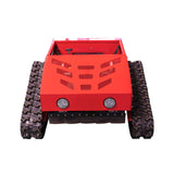 Lawn Mower, Remote Control Lawn Mower, Small Crawler Oil-Electric Hybrid Four-Wheel Drive Lawn Mowing and Weed Whacker