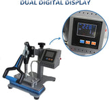 Sublimation Heat Press Machine for Blank Pens, Manual Pen Printing Machine with 360° Rotating Swing-Away Arm, Digital Temp Control (180-200°C), 25-Second Transfer, 220V 200W for Custom Gifts & Busines