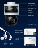REOLINK OMVI 3i PoE Triple-Lens PoE Security Camera with Auto Tracking