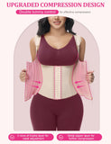 SHAPSHE Waist Trainer for Women, Tummy Control Sports Girdle, Workout Body Shaper with Adjustable Shoulder Strap Tan XL