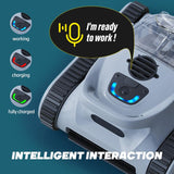 Seauto Crab Robotic Pool Vacuum, Wall-Climbing, Automatic Pool Cleaner, Suitable for Walls and Floors of 1614 Square Feet Pool