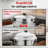 Prestige PRASVSP PRESSURE COOKER, Senior Pan 4L, SILVER