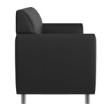 Flash Furniture Hercules LeatherSoft Sofa, Black