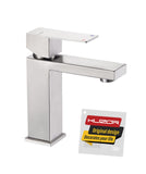 KUZOR Single Hole Bathroom Sink Faucet with Pop-Up Drain, Brushed Nickel