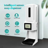 PENNY73 Contactless Alcohol Dispenser 2 in 1 Pro Wall Mounted with Alarm Automatic Disinfectant Sprayer Infrared Induction Electric Humidifier,No Shelf