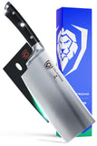 Dalstrong 7" Butcher Meat Cleaver Knife-Gladiator Series-Razor Sharp - Forged High Carbon German Steel Giftable Kitchen Knife - Black Handle-w/Sheath- NSF Certified