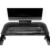 TFD StepTray, Walking Desk Attachment Compatible with Peloton Tread Plus Only, Made in USA, Premium Acrylic Holder, Black
