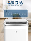 Garvee 12,000 BTU Portable Air Conditioner, 8150 BTU SACC 3-in-1 AC Unit with Cooling, Dehumidifier & Fan Modes, for Rooms up to 550 Sq.Ft, 24H Timer, Remote Control, Window Kit Included