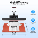 Large Size Heat Press Machine Digital T-Shirt Sublimation Transfer