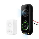 youkey 2K Wired Doorbell Camera No Subscription with Head-to-Toe Video
