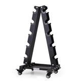 LIONSCOOL Premium Steel Dumbbell Rack Only, with Side Racks Not Fit for Neoprene/Vinyl Coated Dumbbells (Large, 700 LBS)