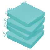 Waterproof Outdoor Seat Cushions Set of 4 18 x 18, Patio Chair Cushions Set of 4 with Ties and Handle