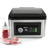 Wevac Chamber Vacuum Sealer, 12” Seal Bar, Auto Vacuum Time, Deep Chamber with Easy-Clean Design, Commercial-Grade for Meats, Liquids, Soups, Sous Vide & Mason Jars, CV12 Pro