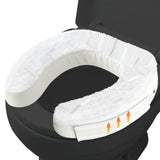 XYRONICA Toilet Seat Riser Cushion, 2 Inch Soft Padded Toilet Seat Cushion for Seniors, Plush Top with Easy-Clean Leather Cover, Adds Comfort and Height for Low Toilets, Mobility Support