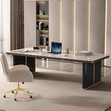 ARTGYRDFX Computer Desks 180cm Rock Board President Boss Office Furniture