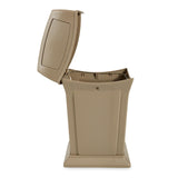 Rubbermaid Commercial Products Ranger Trash Can with 2 Door Lid
