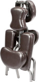Master Massage Bedford Adjustable Portable Folding Full Body Massage Chair, Coffee, 11" x 14" x 39"