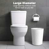 Small Trash Can 3 Pack 1.8 Gallons, Bathroom Trash Can & Garbage Can with 6 Trash Bags