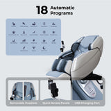Titan Rejūv 4D l Ergonomic SL Track l Ai Series l Intelligent Health Detection l Full Body Massage Chair l Voice Recognition l Soothing Heating Therapy l Zero Gravity Reclining l Space Saving (Black)