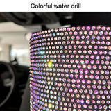 ihreesy Bling Car Garbage Trash Can, Colorful, Polyurethane, Open-Top