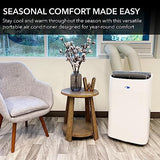 Whynter 14,000 White ARC-147WF (10,000 BTU SACC) Dual Hose Cooling Portable Air Conditioner, Dehumidifier, and Fan with Remote Control and HEPA filter, up to 500 sq ft
