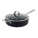 Alva Maestro 4QT Ceramic Nonstick Sauté Pan with Lid – Made With No PTFE, PFOA, PFAS, Oven & Induction Safe to 400°F – Easy Clean