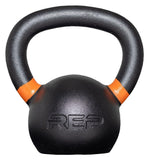 REP Fitness Kettlebell, 10 kg, Cast Iron, Strength Exercise Training, Home Gym, Power Workout Equipment, Free Weights, Dumbbell Alternative
