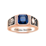 Oseew 2027 Men Class Ring High School Graduation (Rose Gold)