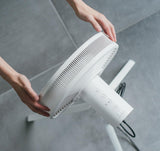 BALMUDA NatureWind Studio 35.5 in Standing Fan | 9 dB Quiet Operation | 5 Air Speeds Including Jet Mode | 150° Oscillation | Patented Dual-Blade Natural Airflow | Made in Japan | White