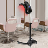 Standing Hair Dryer 900-950W, 360° Rotating Head Hair Dryer with Wheels, Hairdressing Heater Adjustable Angle, Temperature&Time for Hair Care, Coloring, Cold Perming, Hot Oil Treatment (Black)