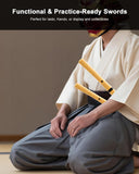 Shirasaya Katana, 1095 Carbon Steel Hand Forged Full Tang Blade
