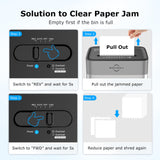 14-Sheet Paper Shredder for Home Office, Heavy Duty Cross Cut Shredder with 5.3 Gal Pullout Bin