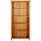 PTUGUOF 7 Tier Oak Bookcase with Natural Oak Finish and 78.7 x 8.9 Inch Shelves for Sturdy Storage