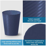 Lysam Bathroom Trash Can 3 Pack, 1.8 Gallon Small Trash Can with Trash Bags