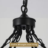 YLCHYTDZSW 24-Light Black Wagon Wheel Chandelier for Living Room 52 Inch Farmhouse Chandeliers Large Round High Ceilings Light Fixtures for Entryway Dining Room Foyer Kitchen Island