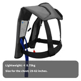 Automatic Inflatable Life Jacket|Life Vest for Adults|PFD Low Profile|Supports up to 330 lbs(YSH700) (White Camouflage)