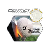 Bridgestone e12 Contact Golf Balls | Multi-Packs (Two Dozen, Matte Yellow) PlayBetter
