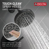 Delta Faucet Saylor 14 Series Black Tub and Shower Faucet Combo, Bathtub and Trim System, Trim Kit, Bathtub Faucet Set, Tub Faucet, Matte Black T14435-BL (Valve Not Included)