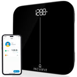 INEVIFIT Smart Premium Bathroom Scale, Highly Accurate Bluetooth Digital Bathroom Body Weight Scale, Precisely Measures Weight & BMI for Unlimited Users