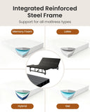 Mixcous King Adjustable Bed Base Frame with Wireless Remote, Zero Gravity