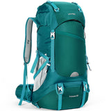 HOMIEE 50L Hiking Backpack Travel Bag Waterproof Camping Rucksack with Rain Cover Lightweight Backpacking